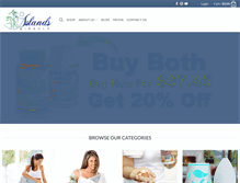 Tablet Screenshot of islandsmiracle.com